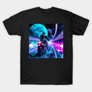 Space Rider across the Galaxies T-Shirt